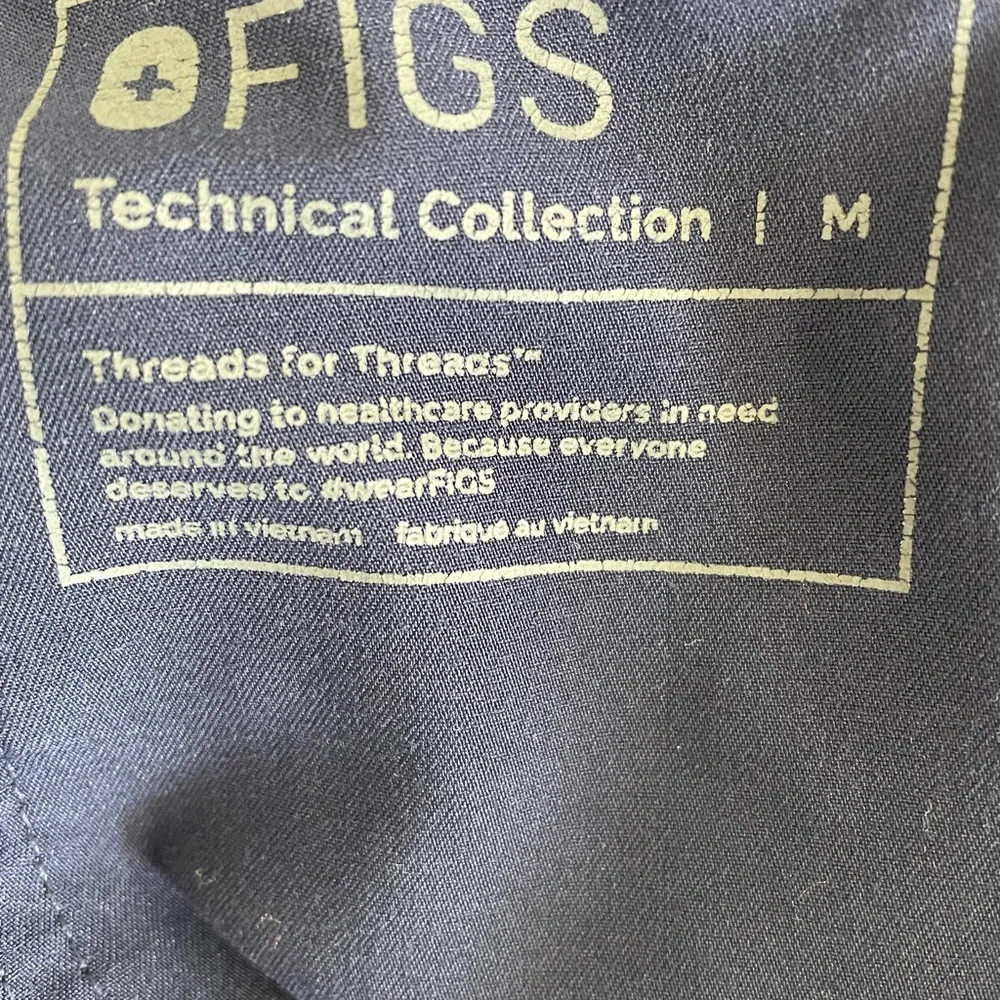 Figs Scrub Pants Men's M Technical Collection Dark Harbor Scrub Pants
